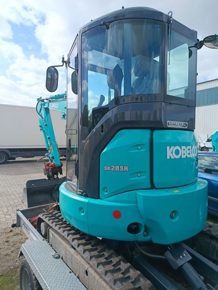 Minibagger 2,6t Kobelco SK26 mieten bei Herbers Baumaschinen – 4