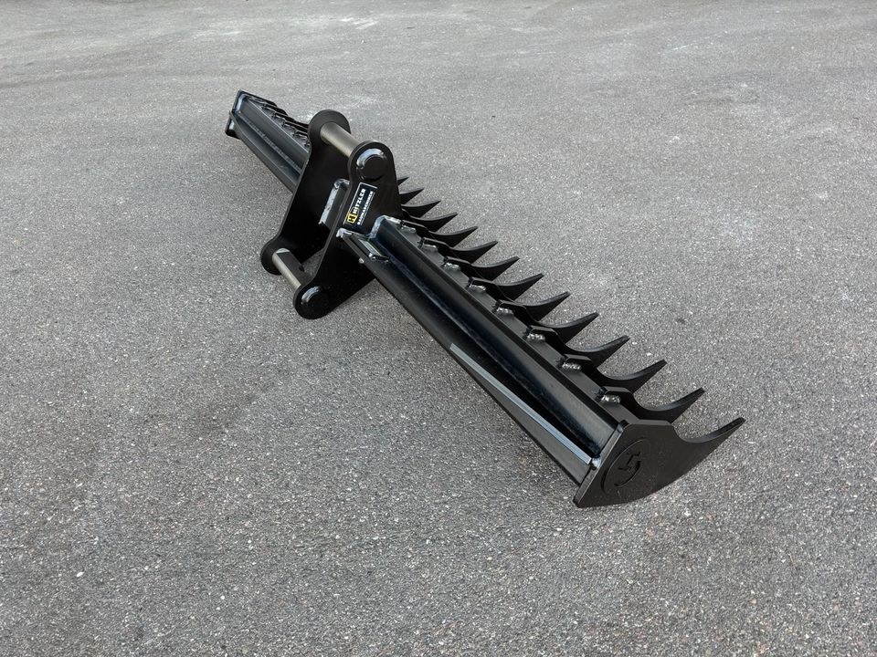 Baggerrechen 175 cm MS03 Symlock Minibagger 2,5 mieten in Bibertal – 2
