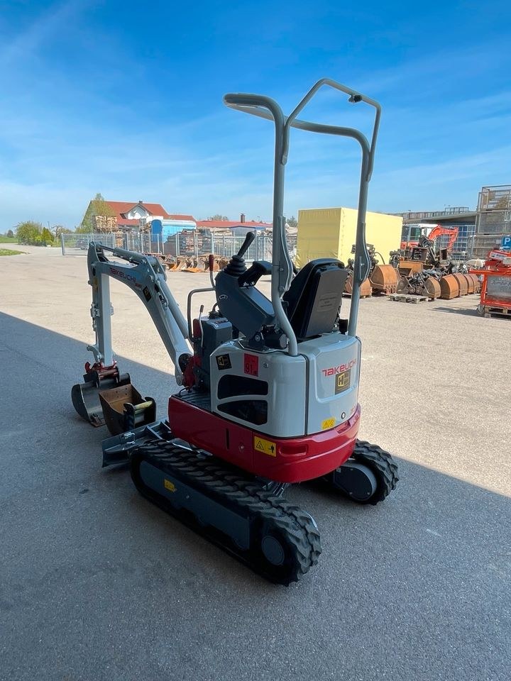 Takeuchi TB210 R MS01 1,2 to Kurzheck Minibagger mieten in Bibertal – 4