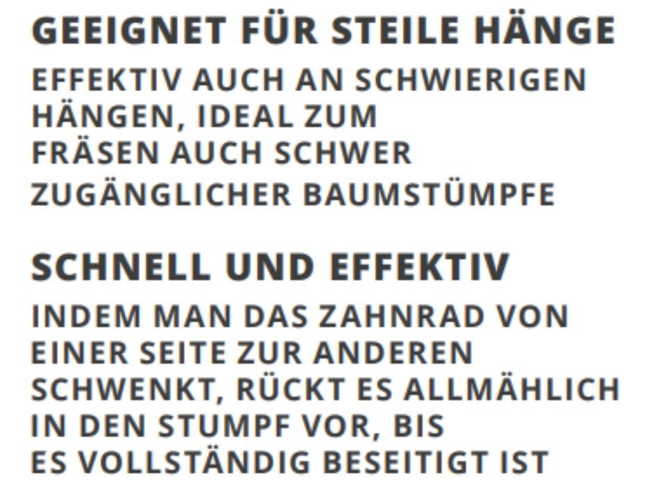 Wurzelstockfräse Baumstumpffräse 1,5 18 to mieten in Bibertal – 4