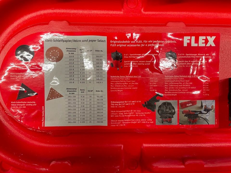FLEX Schleifgiraffe WST 700 VV Wand mieten bei Hitzler Baumaschinen – 3