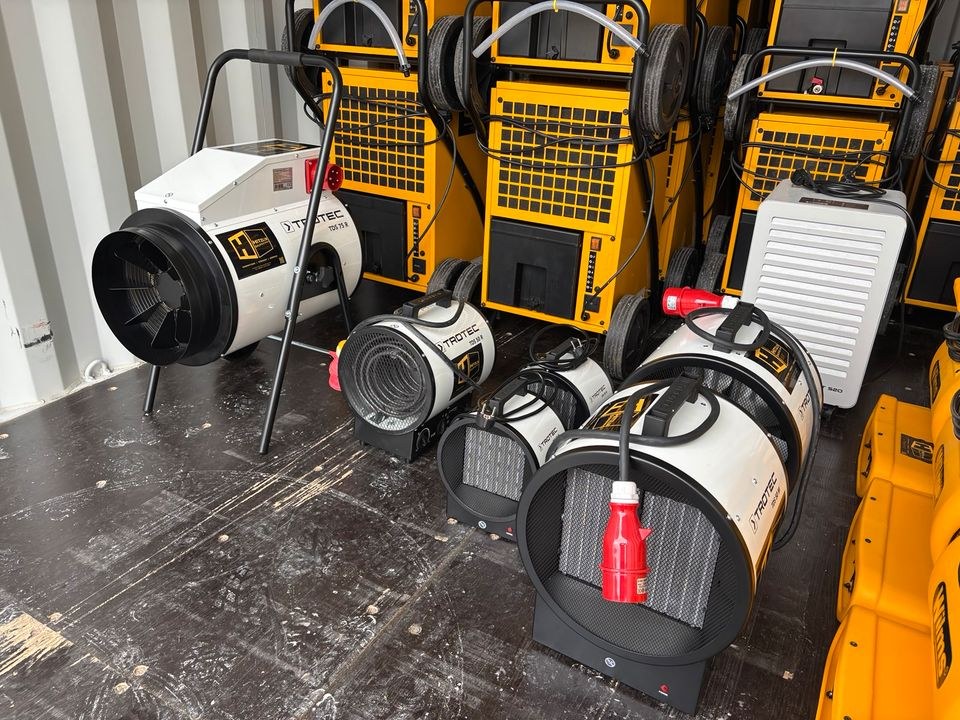 Elektro Heizlüfter Bauheizer Heizkanone 3 kW 9 mieten in Bibertal