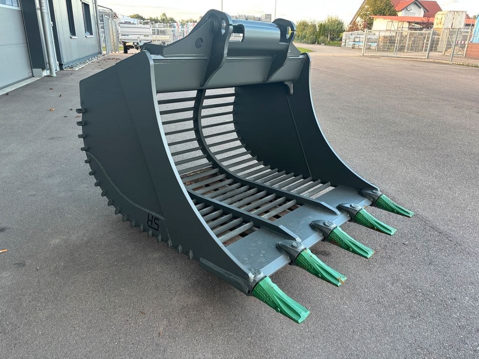 Sieblöffel 140 cm OQ 70 55 Gitterlöffel Abbruch mieten in Bibertal – 4