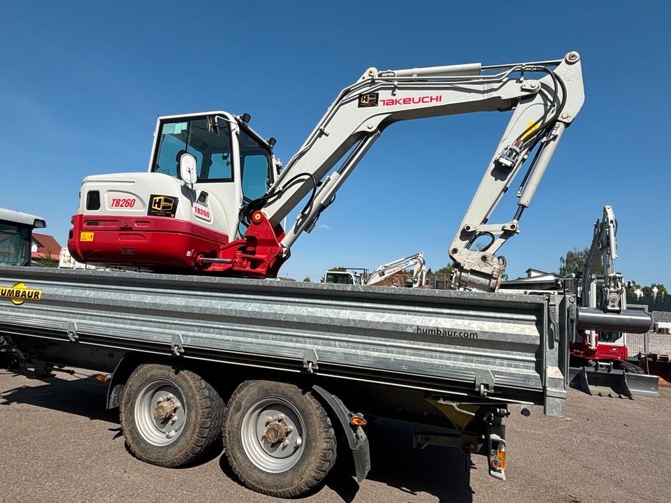 Minibagger Kompaktbagger 1,2 9 to mieten bei Hitzler Baumaschinen