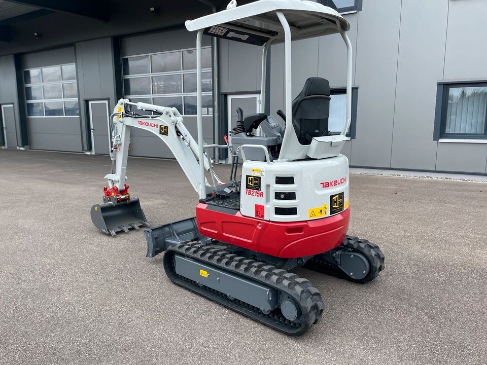 Takeuchi TB215 R MS01 1,6 to Kurzheck Minibagger mieten in Bibertal – 4