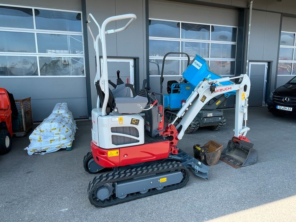 Takeuchi TB210 R MS01 1,2 to Kurzheck Minibagger mieten in Bibertal