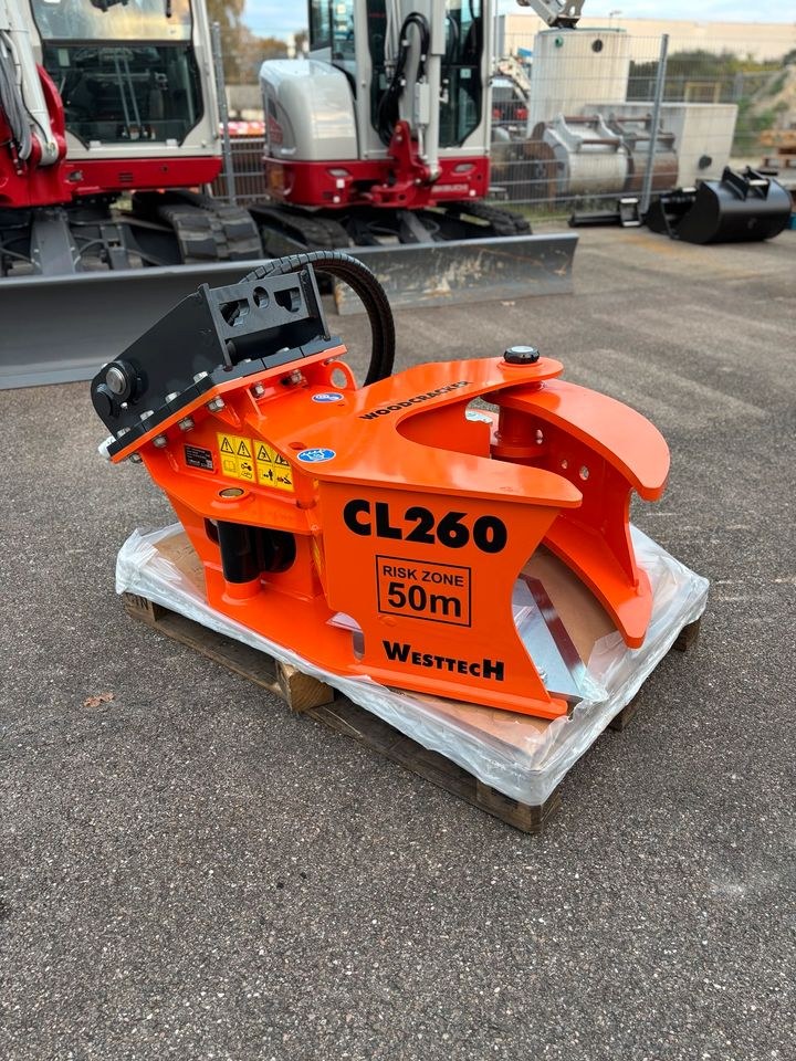WESTTECH CL260 Baumschere Fällgreifer MS03 MS08 mieten in Bibertal