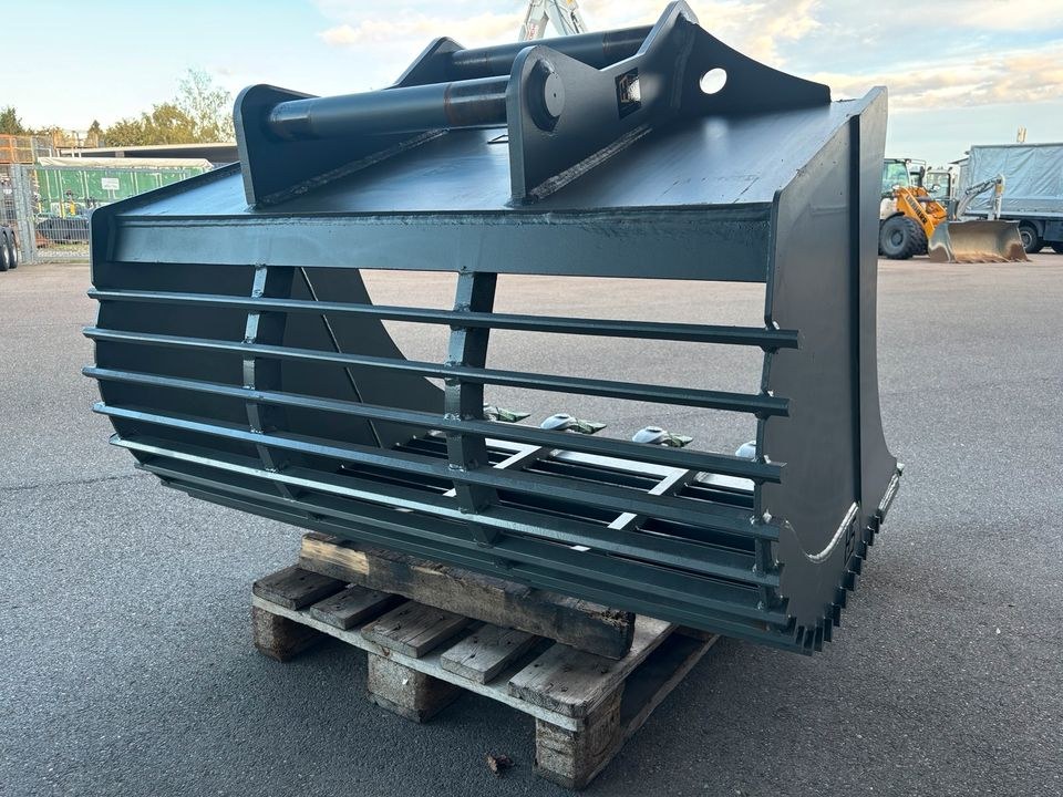 Sieblöffel 140 cm OQ 70 55 Gitterlöffel Abbruch mieten in Bibertal – 3