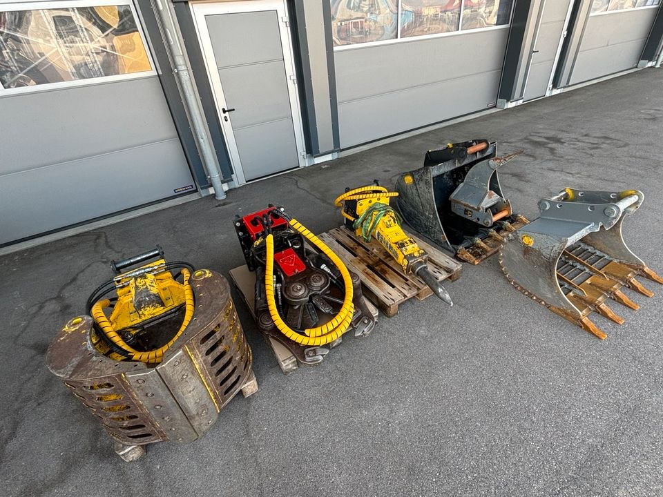 Abbruchtechnik Betonschere Sortiergreifer mieten in Bibertal