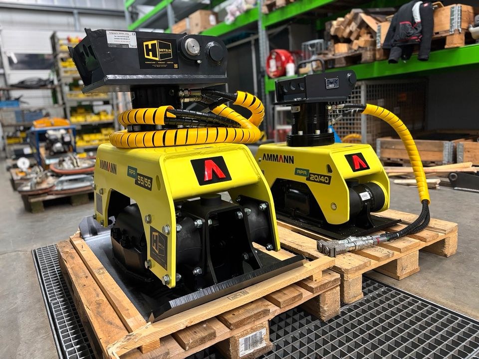 Anbauverdichter 2 12 to Minibagger Bagger MS03 mieten in Bibertal