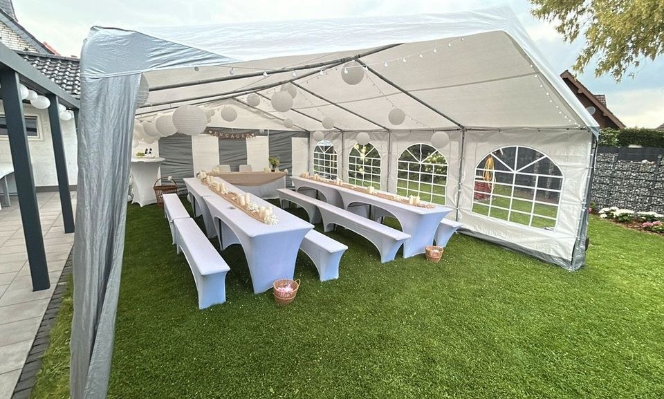 Partyzelt Festzelt 5x8 Meter mieten in Paderborn – für große Feiern