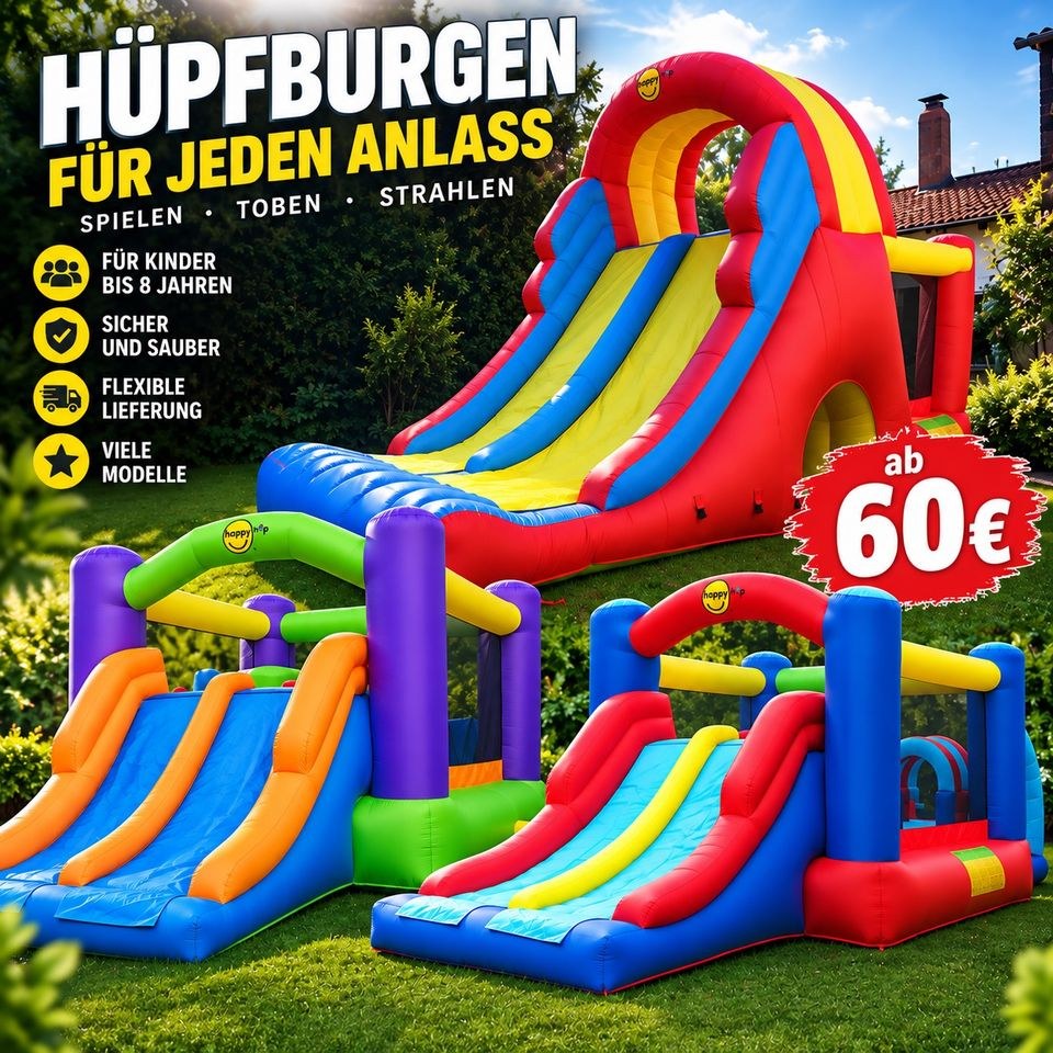 Hüpfburg N Kindergeburtstag mieten bei Hopp Hopp Hüpfburg Ennigerloh