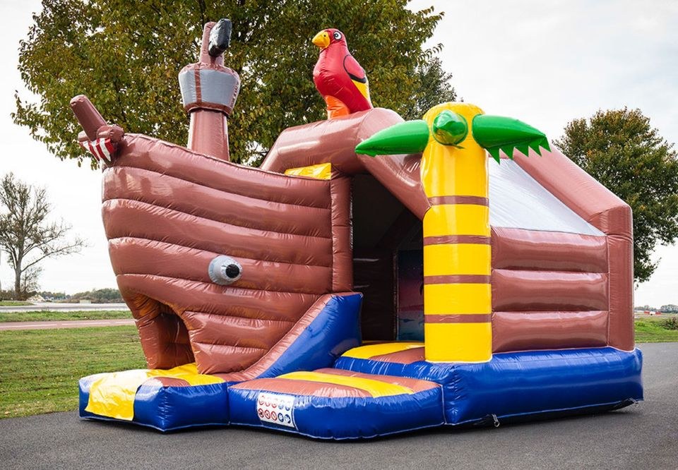 Hüpfburg Piratenschiff Pirat Kindergeburtstag mieten in Herne