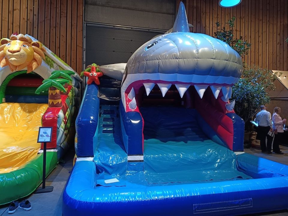 Wasserrutsche Hai Wochenendmiete mieten bei Thomas – Spaß für Kinder – 3