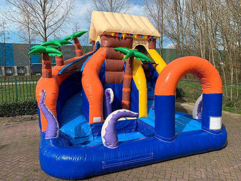 Hüpfburg Wasserrutsche Bällebad Selbstabholer mieten bei Thomas