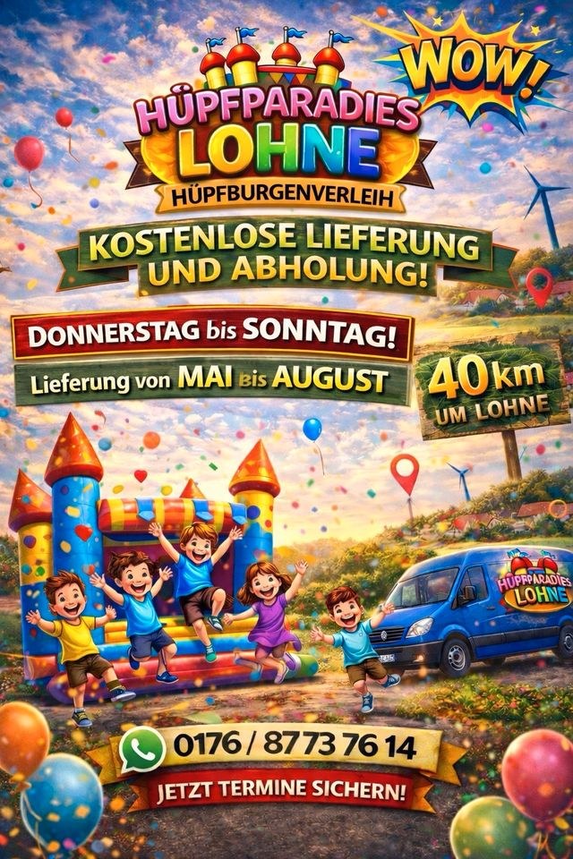 Hüpfburg Dino Flugsaurier mieten in Lohne (Oldenburg) – 2