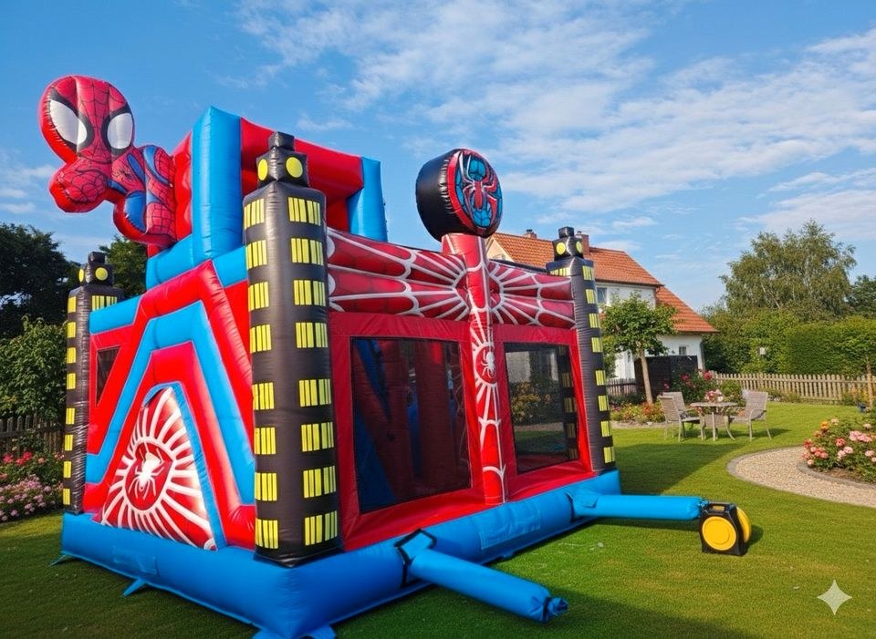 Hüpfburg Spiderman mieten bei Hüpfparadies-Lohne Josef Stratmann – 4