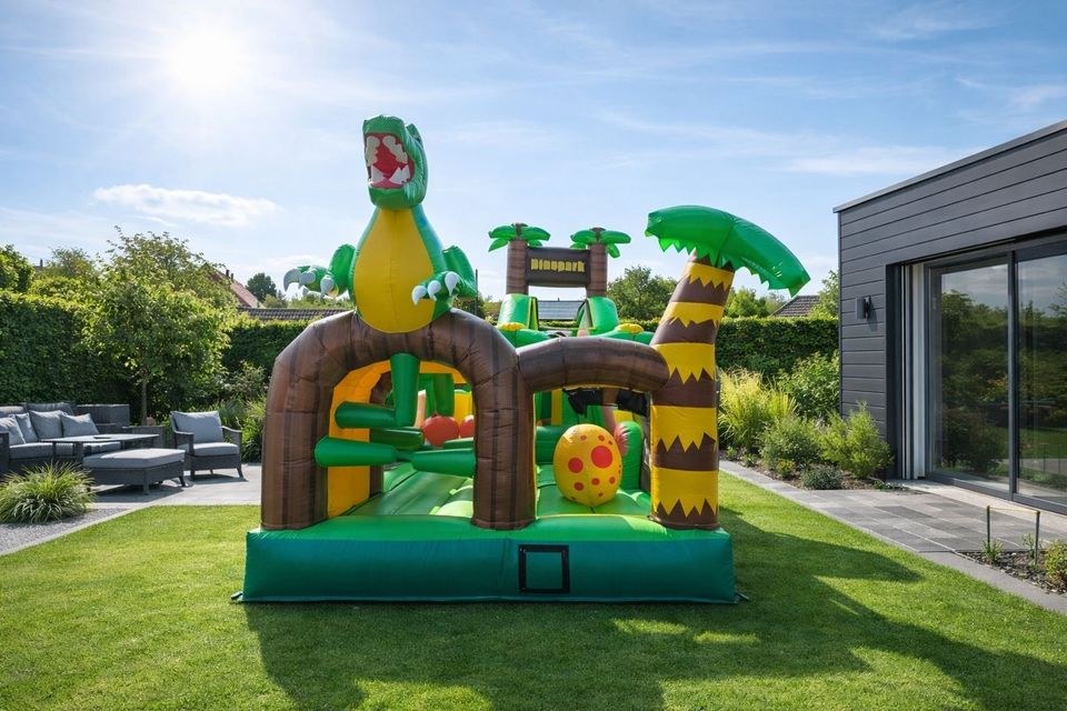 Hüpfburg Dino XL mieten in Lohne (Oldenburg) – Hüpfspaß für jede Feier – 3