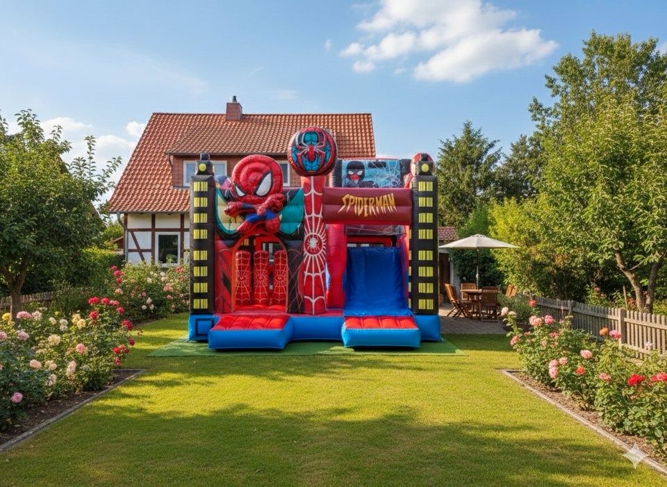 Hüpfburg Spiderman mieten bei Hüpfparadies-Lohne Josef Stratmann – 3