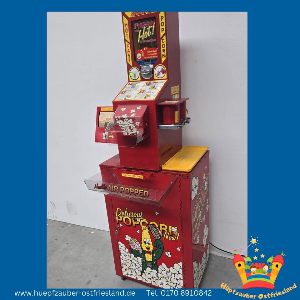 Retro Popcornautomat mieten in Aurich – Kino-Popcorn selbst gemacht