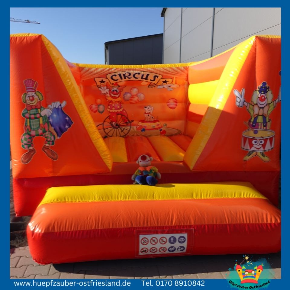Hüpfburg Mini Zirkus mieten in Aurich – Hüpfspaß für jede Feier – 3