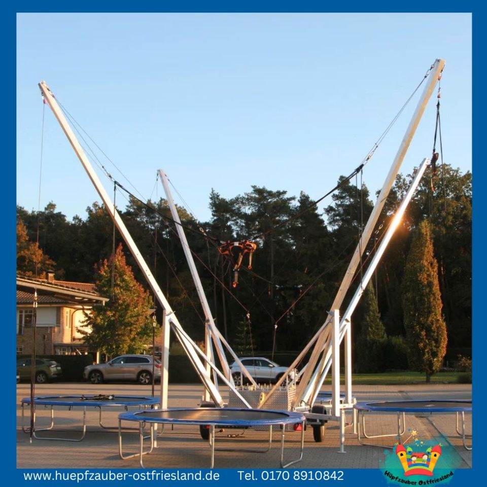 Bungee Trampolin 6,5m mieten in Aurich – für Kinderfest & Feier – 3