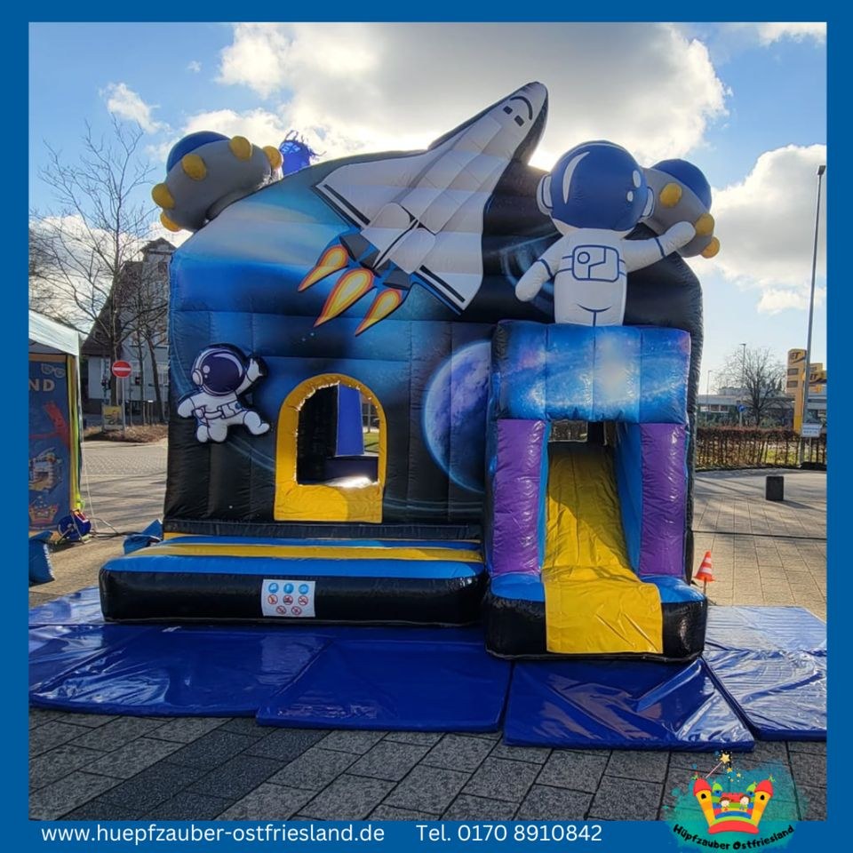 Hüpfburg Astronaut mieten in Aurich – Hüpfspaß für jede Feier