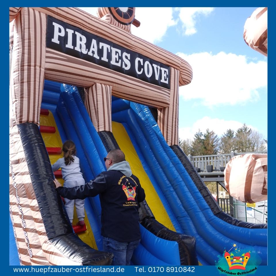 Piratenschiff Riesenrutsche mieten in Aurich – Spaß für Kinder – 4