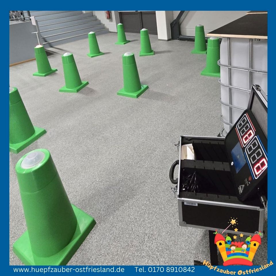 IPS Interaktive Pylonen Reaktionsspiel mieten in Aurich