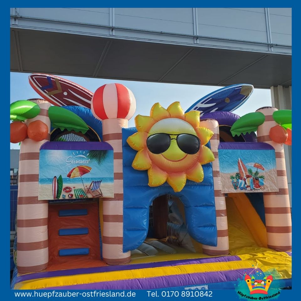Hüpfburg Beachparty Multiplay mieten in Aurich – 2