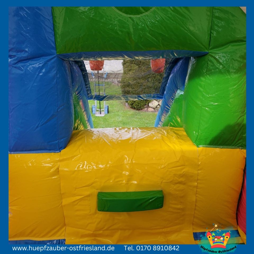 Einhorn Slide Combo Hüpfburg mieten in Aurich – 3