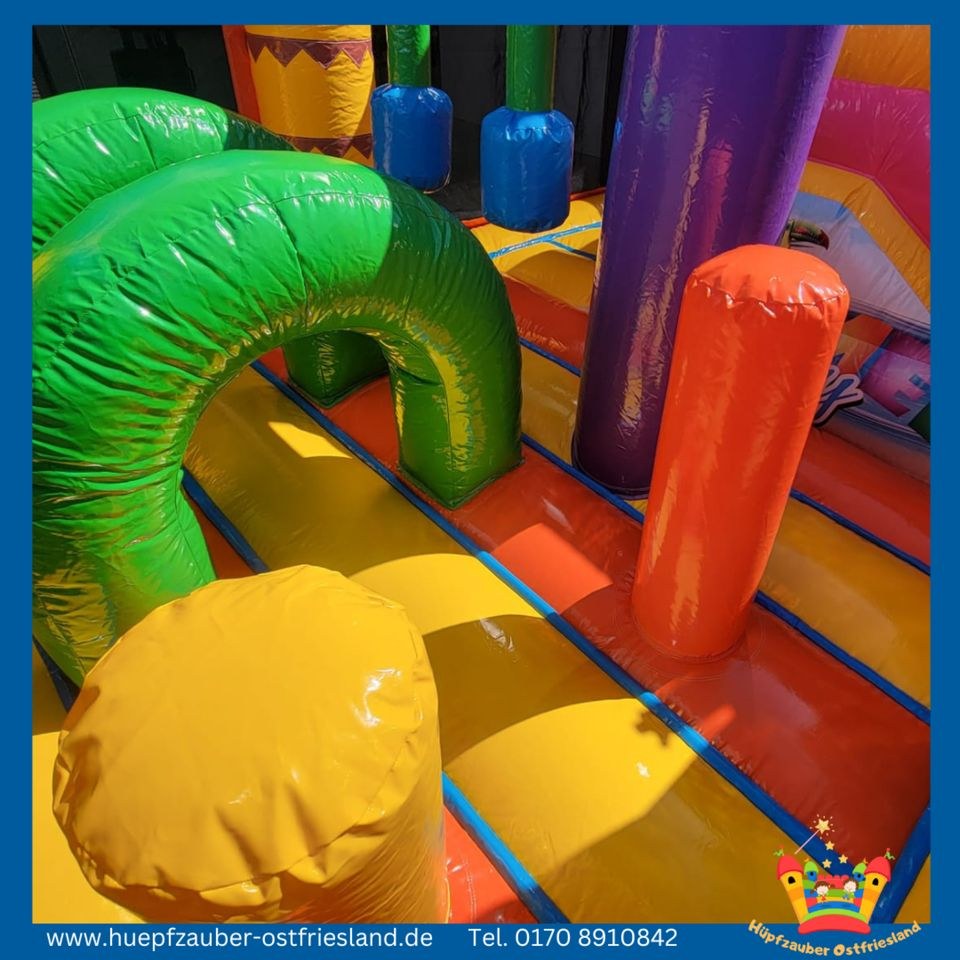 Hüpfburg Doubleslide Sommerparty mieten in Aurich – 4