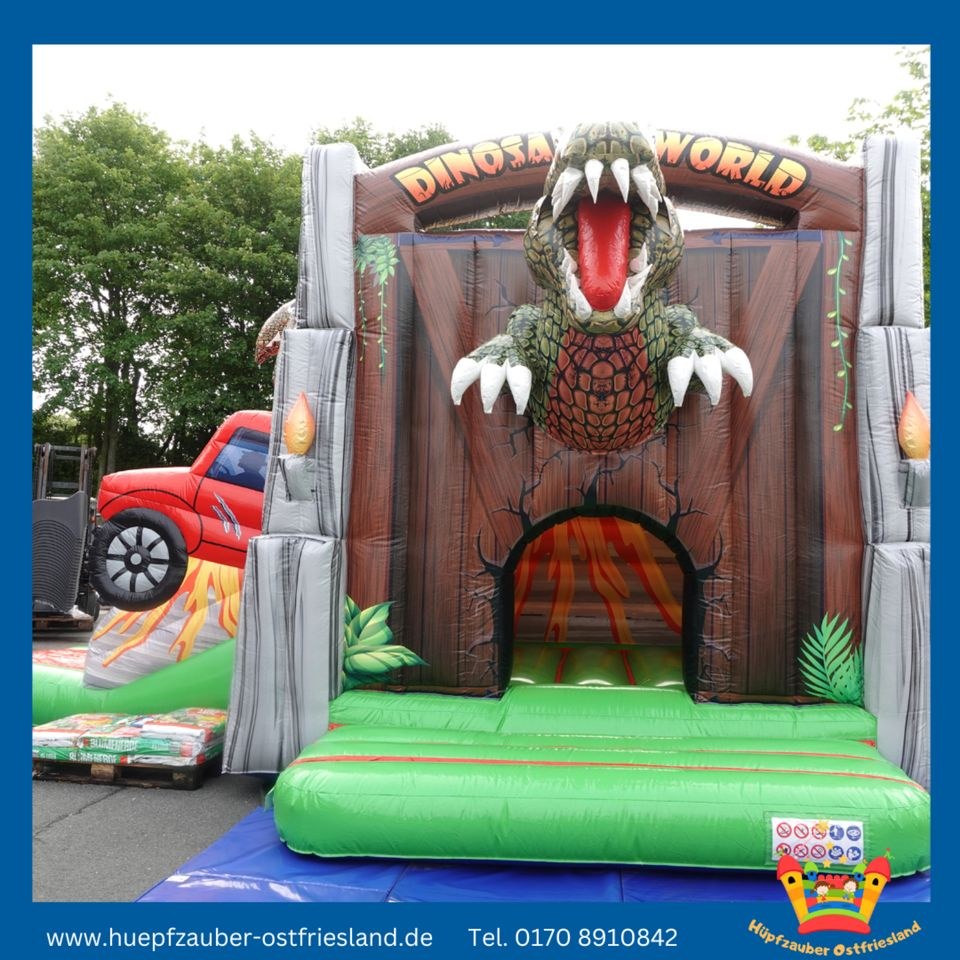 Hüpfburg Dinosaurs World mieten in Aurich – Hüpfspaß für jede Feier
