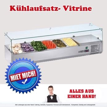 Kühlaufsatz Aufsatzkühlvitrine mieten bei MG Event & Gastroservice