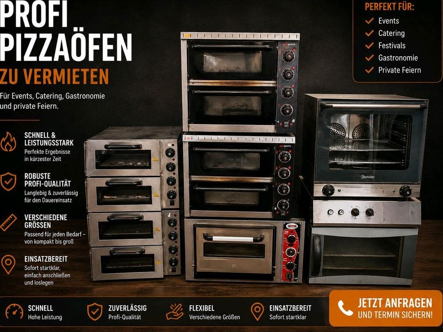 Pizzaofen Flammkuchenofen Ofen Pizza mieten in Groß-Gerau