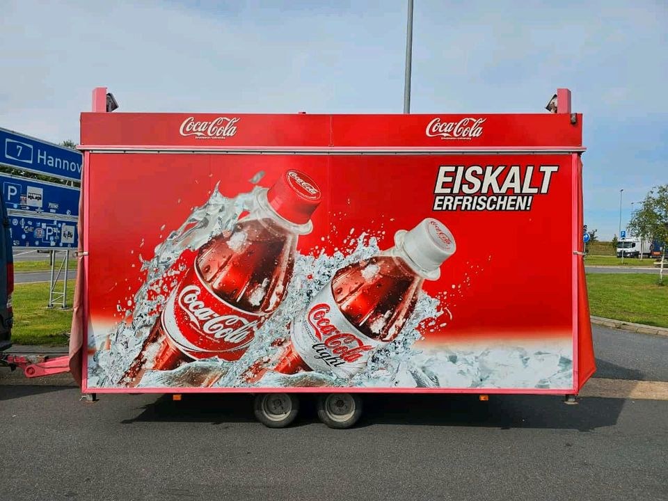 Roka XXL Coca Cola Bierwagen Ausschankwagen mieten in Groß-Gerau