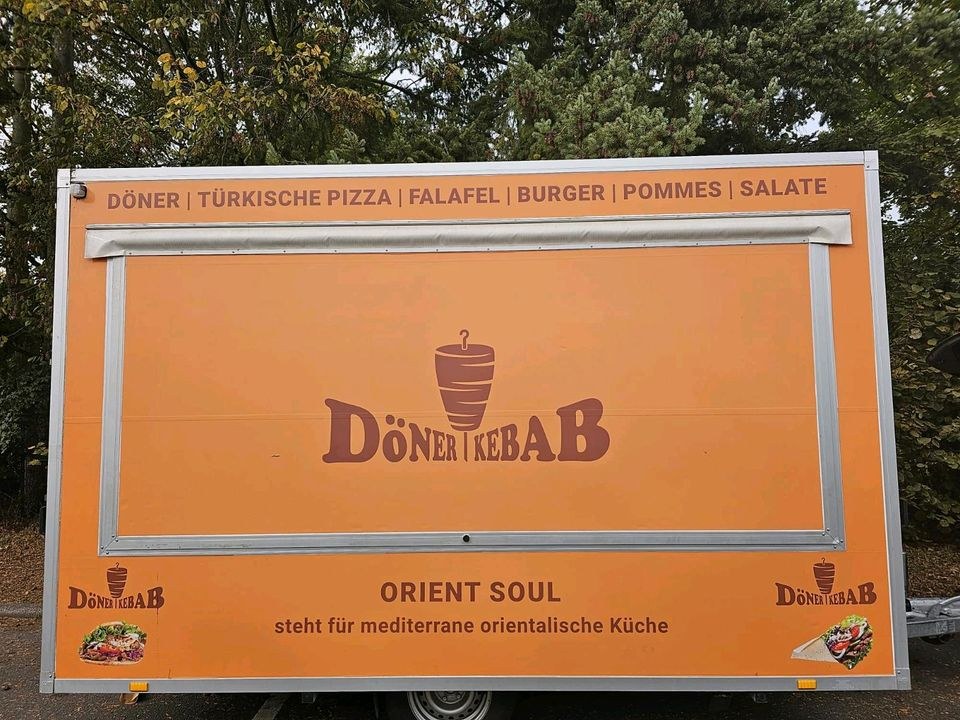 Imbisswagen Döner Imbissanhänger Food Truck mieten in Groß-Gerau