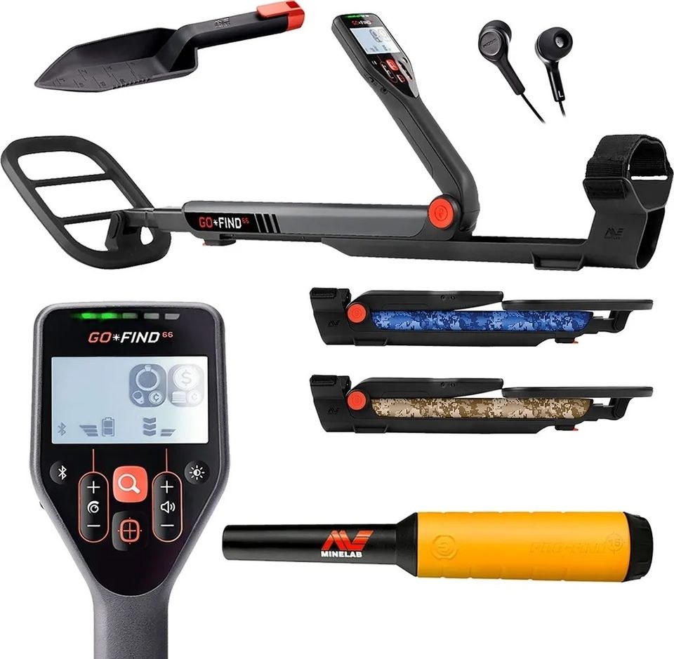 N] Metalldetektor Minelab GO Find 66 Detektor mieten – 3