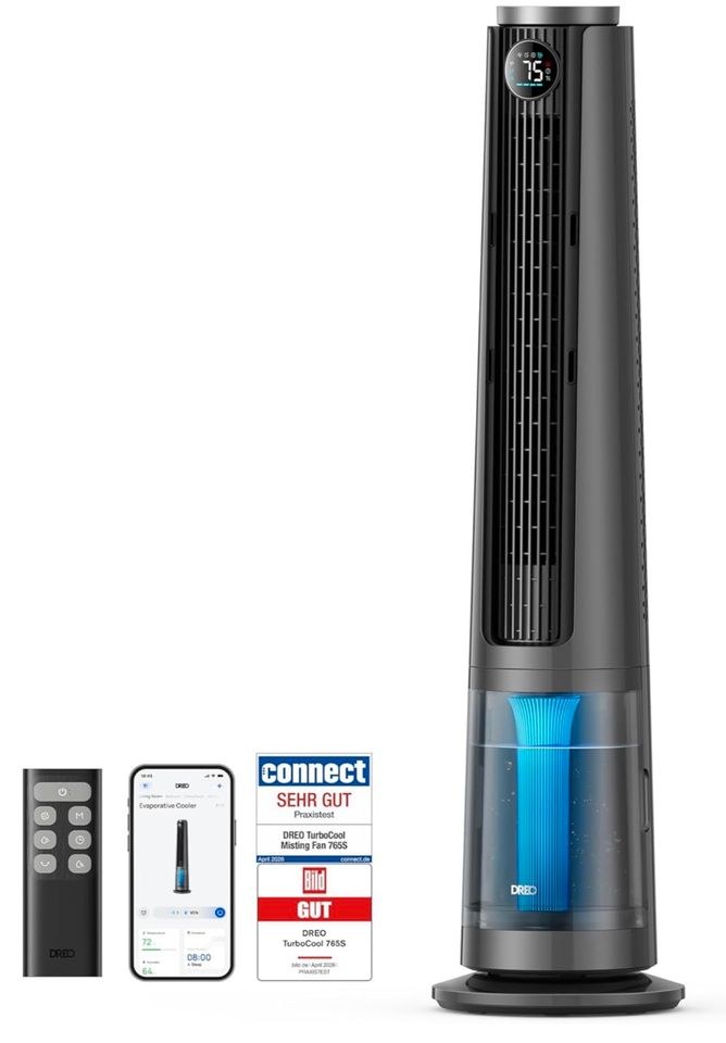 N] Dreo TurboCool 765S Nebelventilator mieten in Kirchheim unter Teck – 2