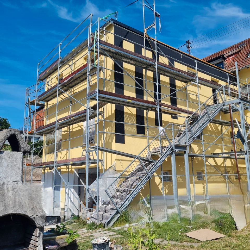 Gerüst 400 m² Lieferung mieten in Homburg – sicher in der Höhe