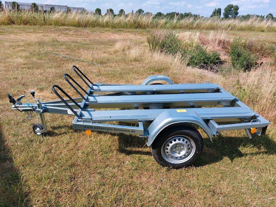 Motorradanhänger 750kg mieten in Issum – für den Motorradtransport