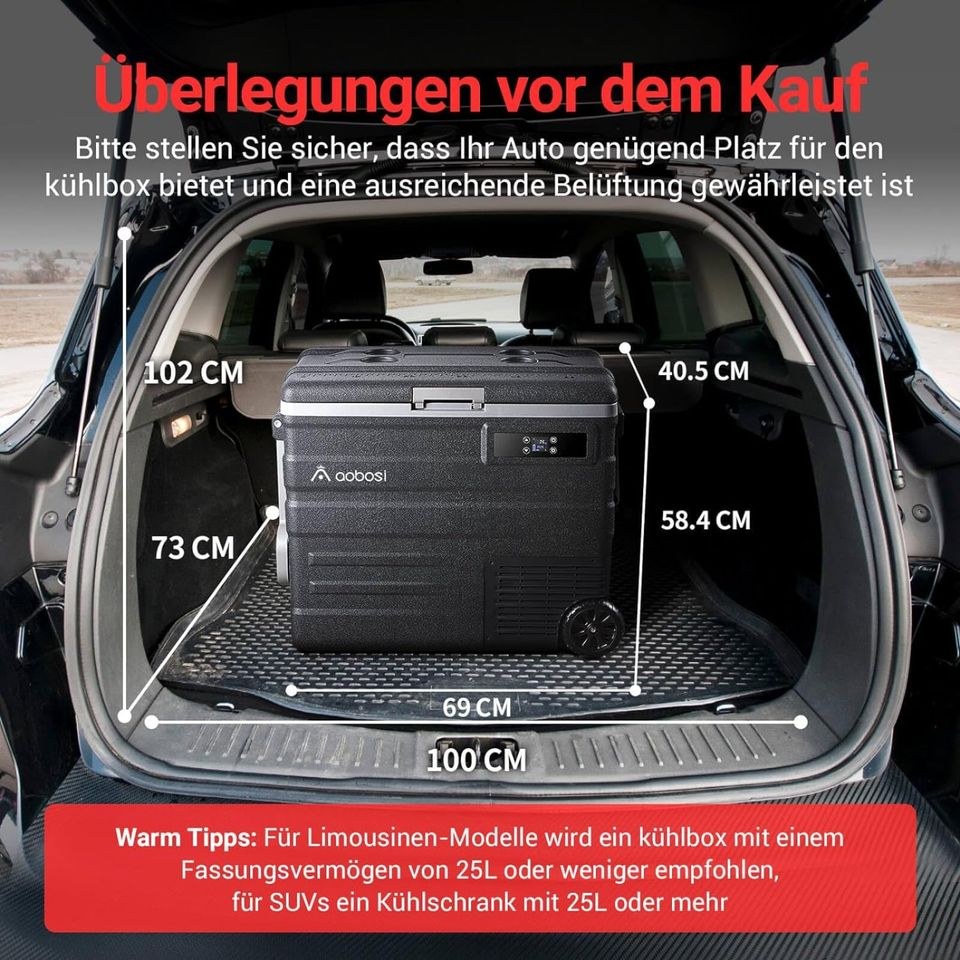 Kompressor Kühlbox 65l 12 24V230V mieten in Issum – 2