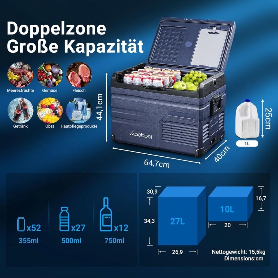 Kompressor Kühlbox 37l 12 24V230V mieten in Issum – 2