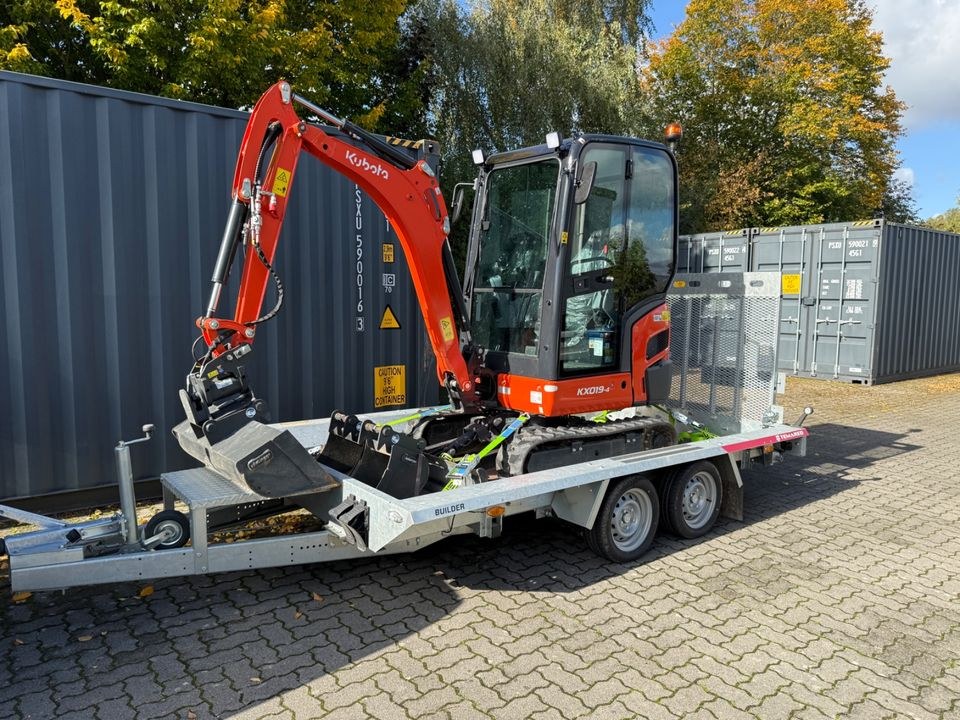 Baumaschinenanhänger Baggeranhänger mieten bei JB Vertrieb – 2