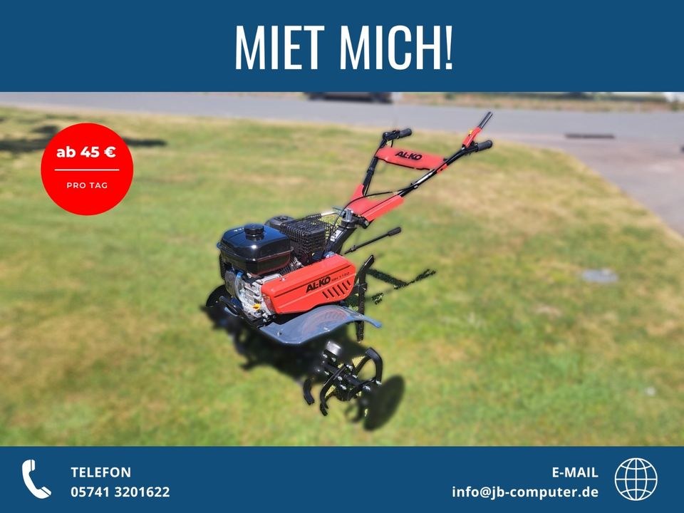 Motorhacke Gartenfräse Bodenfräse Motorfräse mieten bei JB Vertrieb