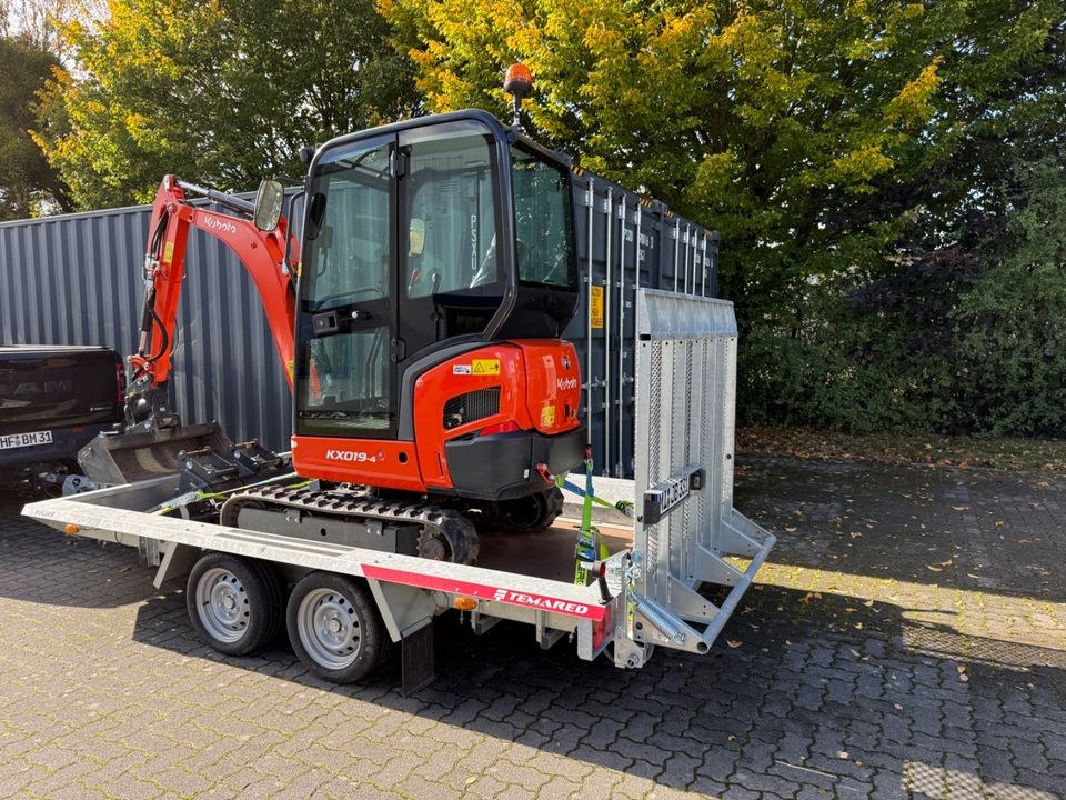 Baumaschinenanhänger Baggeranhänger mieten bei JB Vertrieb – 4