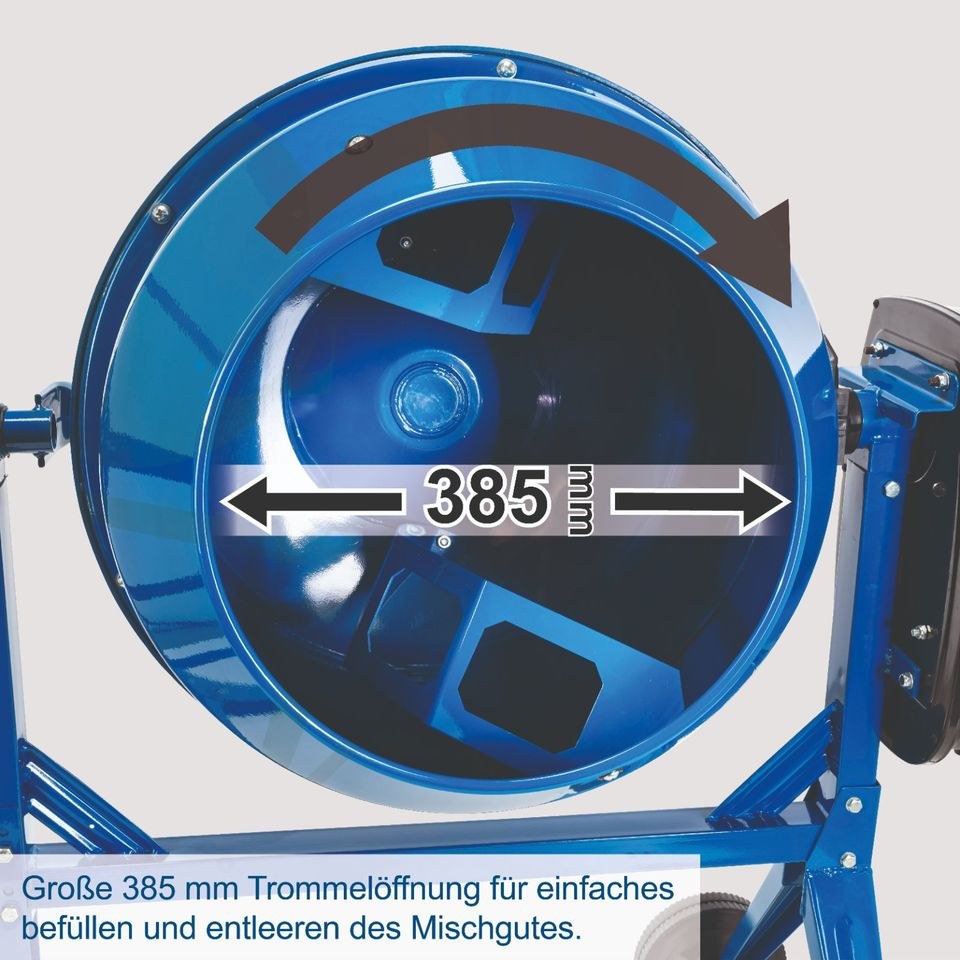 Betonmischer Mörtelmischer Mischmaschine 140L mieten bei JB Vertrieb – 4