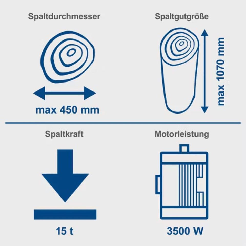 Holzspalter Brennholzspalter 15t Meterholz mieten bei JB Vertrieb – 3