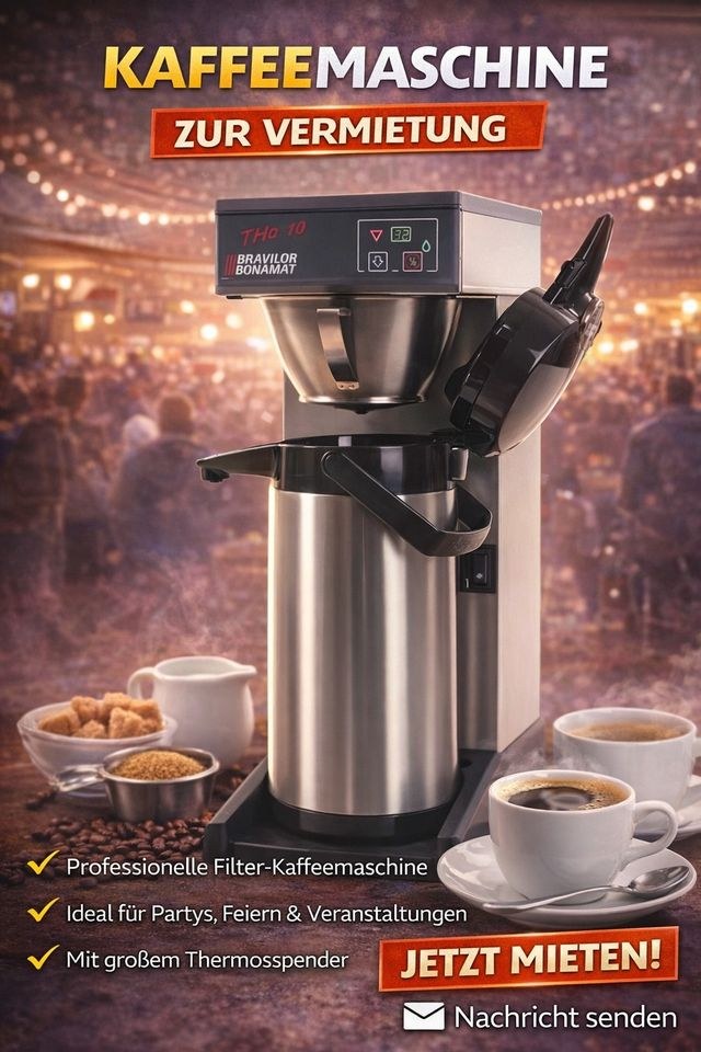 Bravilor BonamatTH10 Gastro Kaffemaschine 18l S mieten bei Jo-Ro