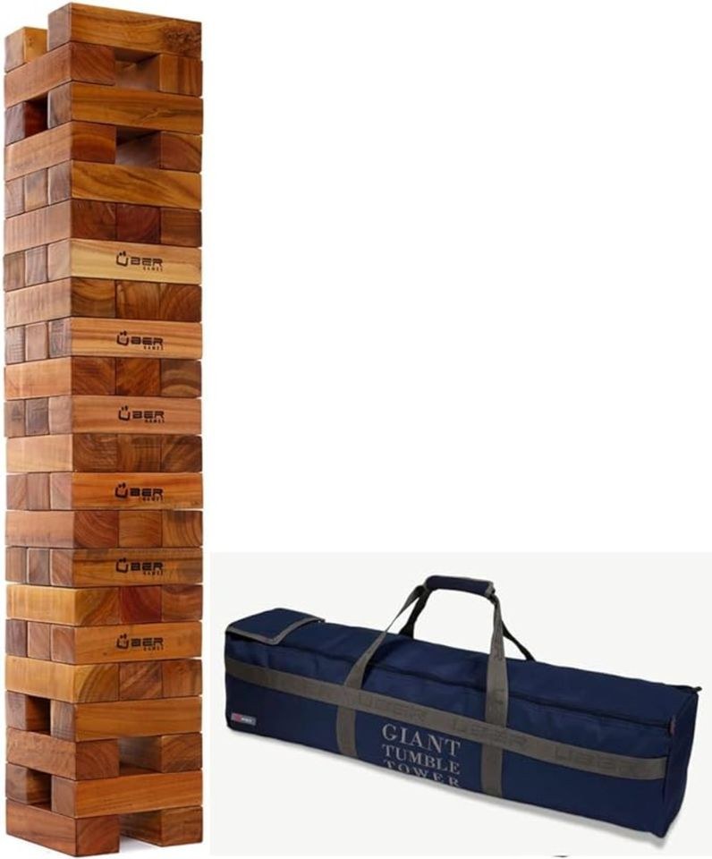 Riesen Wackelturm Jenga XXL Spiel 150 cm Groß mieten bei Jo-Ro